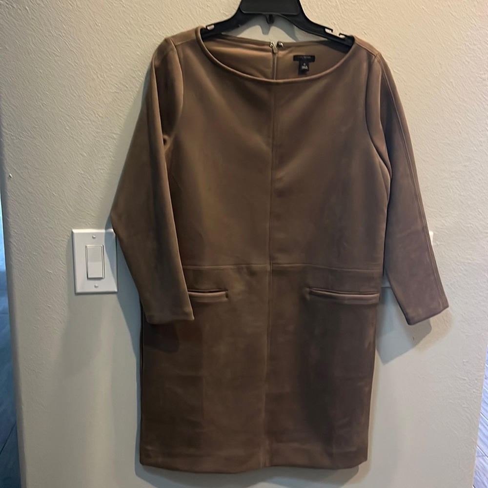 Suede dress